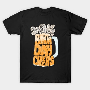 Birthday Cheers Beer Stein T-Shirt